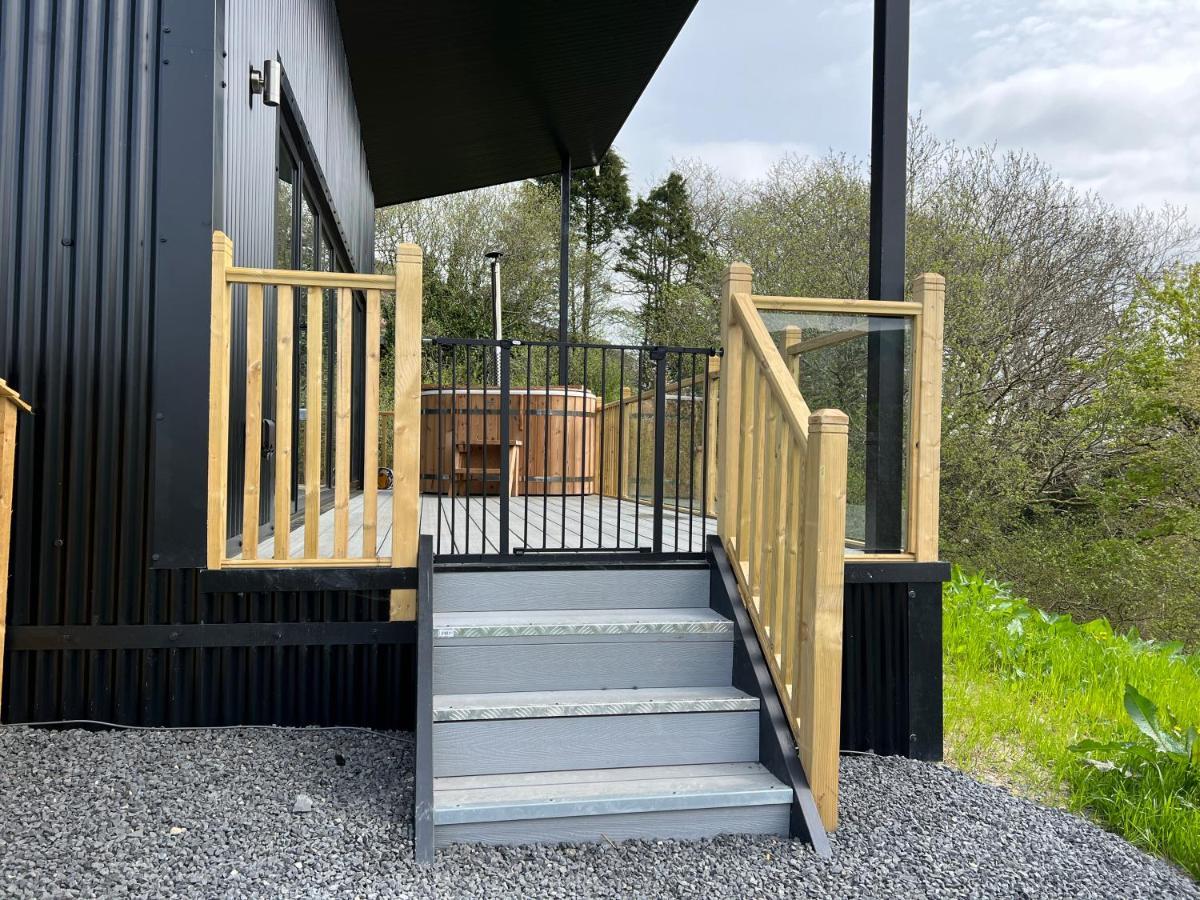 Luxury Lodge In The Treetops Llanbrynmair Eksteriør billede